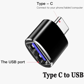 อะแดปเตอร์เชื่อมต่อ Type C เป็น USB 3.0 USB A เป็น USB C สะดวก สําหรับ Xiaomi Macbook Pro Air Samsung S10 S9 USB OTG