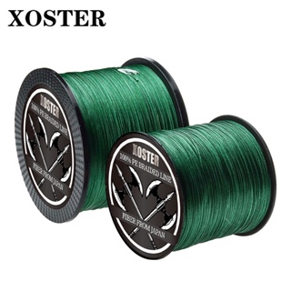 Xoster สายเอ็นตกปลาถัก PE 100% 300 ม. 500 ม. เป็น 120 ปอนด์