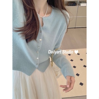 Dailyart เสื้อผู้หญิงแฟชั่น แขนเสื้อยาว แผนกภาษาเกาหลี สุภาพสตรี 2023 new style AU0816023