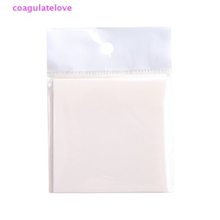 Coagulatelove กระดาษโน๊ต แบบใส มีกาวในตัว กันน้ํา 50 แผ่น ต่อเล่ม [ขายดี]