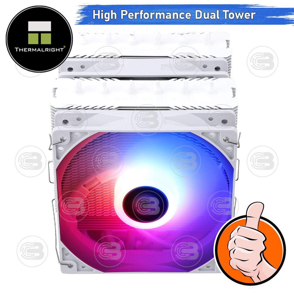 coolblasterthai-thermalright-peerless-assassin-120-se-white-argb-cpu-heat-sink-lga1700-ready-ประกัน-3-ปี