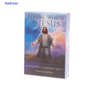 Awheat Loving Words from Jesus Oracle ไพ่ทาโรต์ สําหรับงานปาร์ตี้