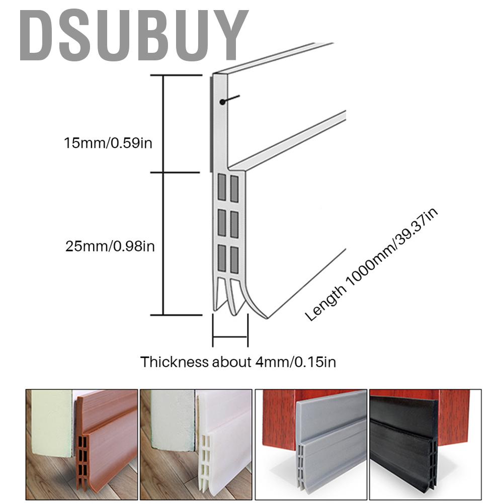 dsubuy-door-draft-stopper-under-for-exterior-interior-doors-sweep-strip-soundproof-bottom-weather-stripping