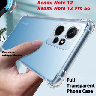 เคสโทรศัพท์มือถือ ซิลิโคน ใส กันกระแทก ป้องกันเลนส์กล้อง สําหรับ Redmi note 12 2023 12Pro note 12 12Pro Note12 4G Note12Pro 5G