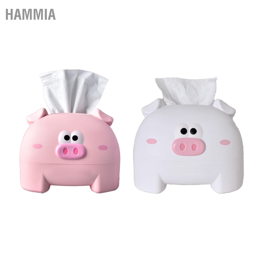 hammia-กล่องเก็บกระดาษทิชชู่น่ารักรูปหมูสำหรับตกแต่งตู้คอนเทนเนอร์ผ้าเช็ดปากสำหรับโต๊ะ