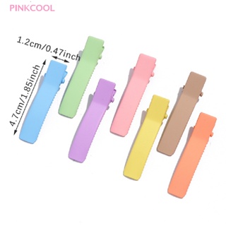 Pinkcool กิ๊บติดผม 4.7 ซม. สีแคนดี้ สําหรับผู้หญิง 10 ชิ้น