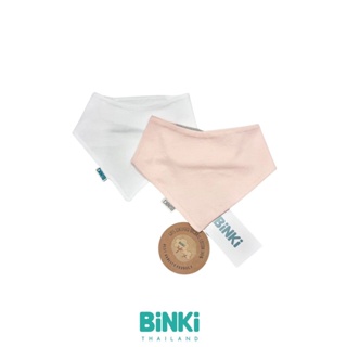 Bandana Bibs ผ้าซับนํ้าลาย สําหรับเด็กแบบรอบคอ  ผ้ากันเปื้อนเด็ก  สําหรับเด็ก 0-12 เดือน ทําจาก Cotton 100% - BINKI TH