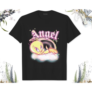 sadas☸Looney Tunes Tweety Bird Angel in Clouds T-Shirt Adult T-shirt  shirt Gift for Birthday  Toddler Tee_04