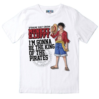 GOOD YFเสื้อยืดแขนสั้นHH วันพีซ เสื้อยืดลายการ์ตูน ลิขสิทธิ์ One Piece - Luffy Collection 01 เสื้อยืดผ้าฝ้ายS-5XL