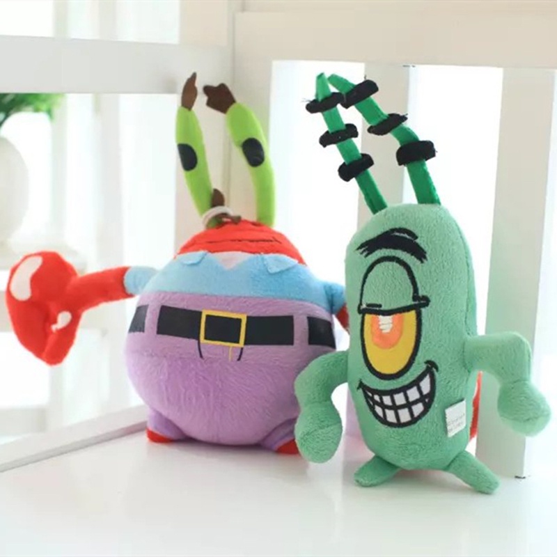 ของเล่นตุ๊กตาการ์ตูนสัตว์-spongebob-patrick-star-แบบนิ่ม-เหมาะกับของขวัญวันเกิด-สําหรับเด็ก