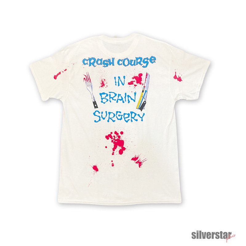 พร้อมส่ง-metallica-crash-course-in-brain-surgery-ลิขสิทธิ์แท้มือหนึ่ง-การเปิดตัวผลิตภัณฑ์ใหม่-t-shirt
