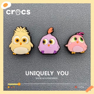 Crocs jibbitz หัวเข็มขัด ลายการ์ตูนนกน่ารัก อุปกรณ์เสริม สําหรับตกแต่งรองเท้า