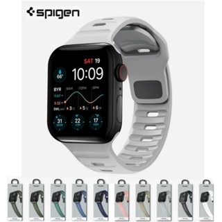 SPIGEN สายนาฬิกาข้อมือซิลิโคน สําหรับ Apple Watches 49 มม. 45 มม. 44 มม. 41 มม. 40 มม. Series UItra 8 7 6 5 4 SE Iwatch 3 42 มม. 38 มม.