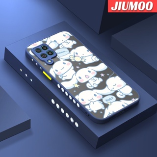 เคสโทรศัพท์มือถือ ซิลิโคนใส ขอบสี่เหลี่ยม กันกระแทก ลาย Sanrio Cinnamoroll น่ารัก สําหรับ Samsung galaxy F62 M62