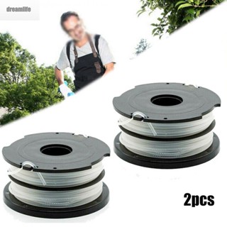 【DREAMLIFE】For Black & Decker String Trimmer Strimmer Spool & Line X 2,GL652,GL653,GL650