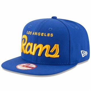 หมวก Snapback Royal Los Angeles Rams Script สําหรับผู้ชาย