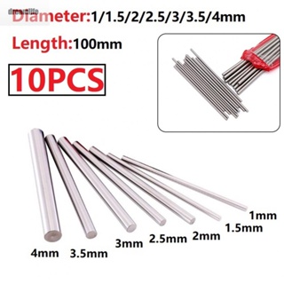 【DREAMLIFE】Useful Tools Round Bar Steel Rod Silver Steel Rods Tungsten 10PCS Carbide