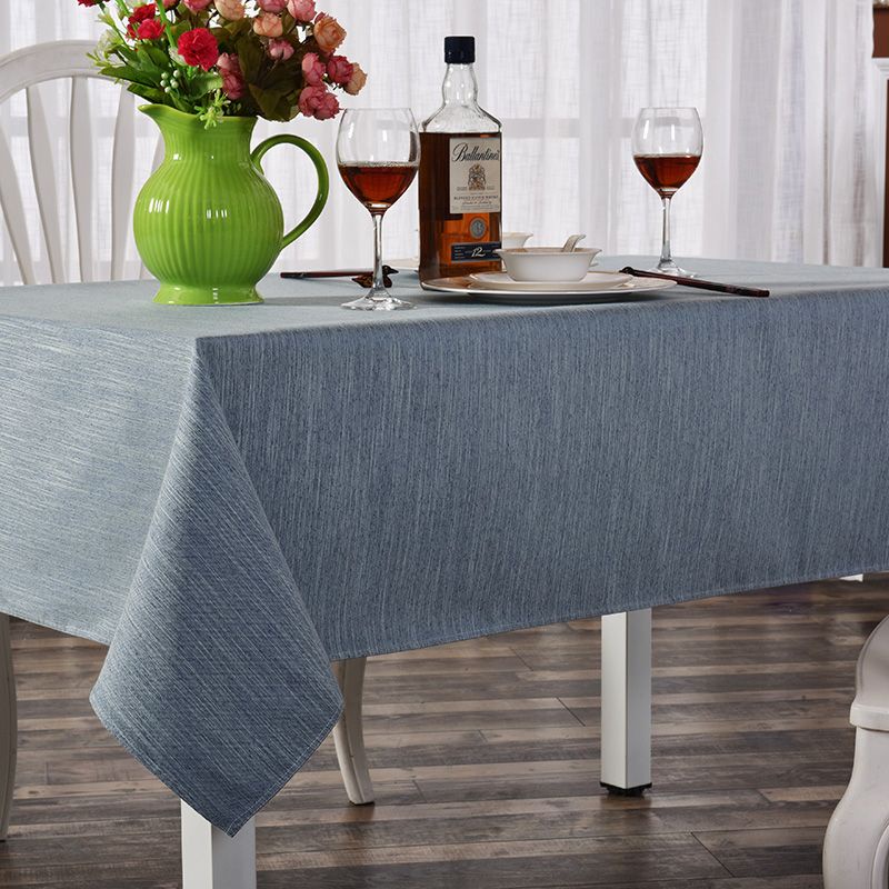 ผ้าปูโต๊ะผ้าฝ้ายลินินคลาสสิคสีทึบ-มีคละสี-เหมาะสำหรับงานเลี้ยงและงานประชุม