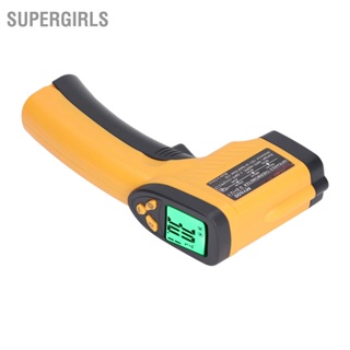 SUPERGIRLS เครื่องวัดอุณหภูมิอินฟราเรดอุตสาหกรรม LCD Digital Handheld Temperature Gun ‑50 ถึง 600 ℃ MY600
