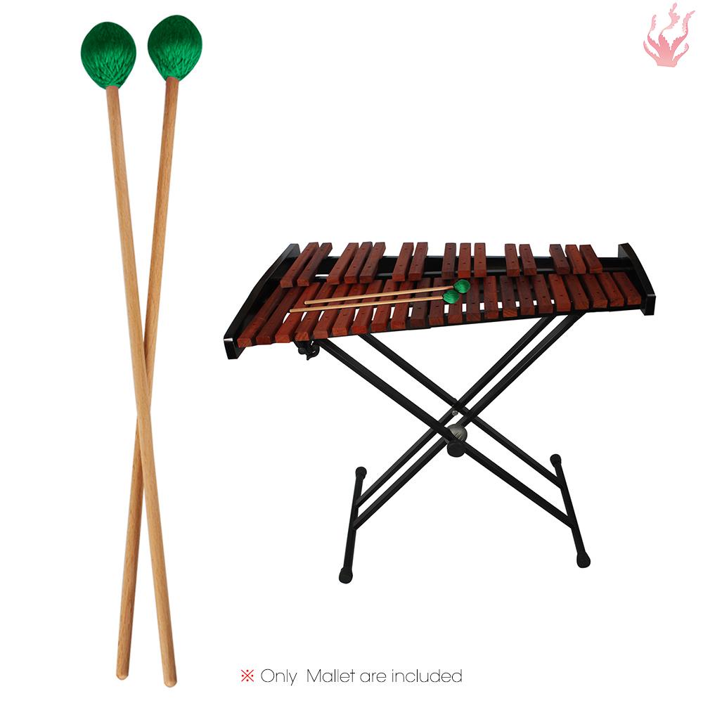 i-middle-marimba-ค้อนเคาะจังหวะระนาด-พร้อมด้ามจับไม้บีช-สีเขียว-สําหรับมืออาชีพ-1-คู่