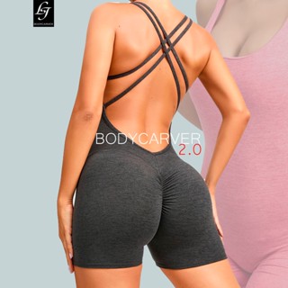 Bodycarver 2.0 Beauty Back One-Piece ชุดจั๊มสูทโยคะ ผู้หญิง บุเนย ฟิตเนส กีฬา บอดี้สูท ฟิตเนส โยคะ จั๊มสูท ผู้หญิง