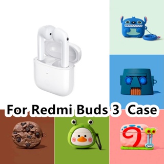 【Case Home】เคสหูฟัง แบบนิ่ม ลายการ์ตูนน่ารัก สําหรับ Redmi Buds 3 Redmi Buds 3