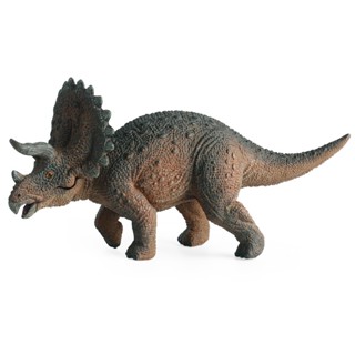 ★ขายส่งแบบจํากัดเวลา★ของเล่นโมเดลไดโนเสาร์ Jurassic Mania Movie Solid Battle Damage Big Triceratops เสริมการศึกษา สําหรับเด็ก