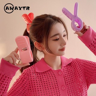 Awaytr กิ๊บติดผม สีพื้น ขนาดใหญ่ 11.5 ซม. สําหรับผู้หญิง ใหม่ แฟชั่น กิ๊บติดผม เครื่องประดับผม เรียบง่าย