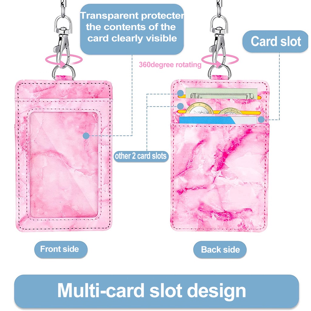 กระเป๋าสตางค์หนัง-pu-พร้อมสายคล้องคอ-1-ชุด-และช่องใส่บัตร-1-ช่อง-3-ช่อง