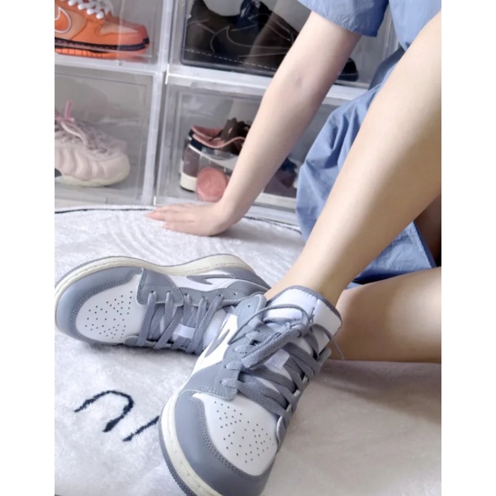 ของแท้-100-nike-jordan-air-jordan-1-low-vintage-grey-รองเท้าผ้าใบ