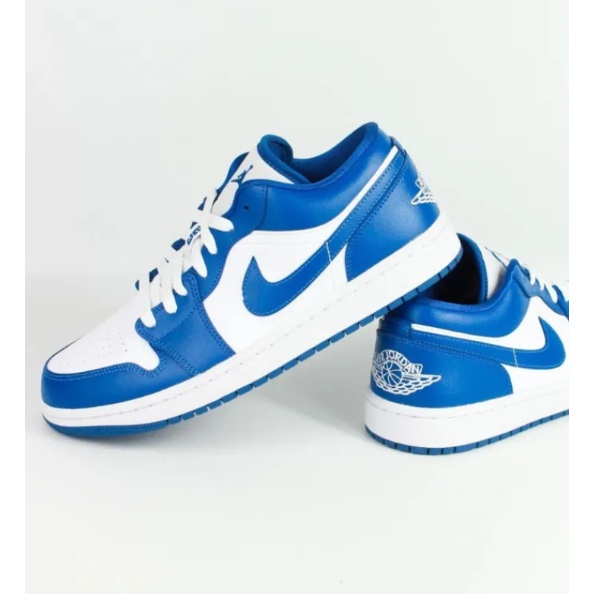 ของแท้-100-nike-air-jordan-1-low-marina-blue-รองเท้าผ้าใบ