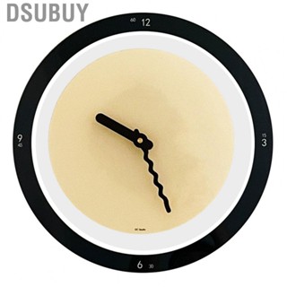 Dsubuy Minimalism Wall Clock  Decorative Silent Round Practical for Living Room