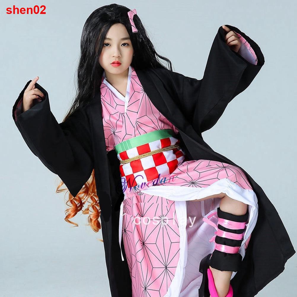 ดาบพิฆาตอสูร-ชุดคอสเพลย์ดาบพิฆาตอสูร-ชุดคอสเพลย์-คอสเพลย-demon-slayer-nezuko