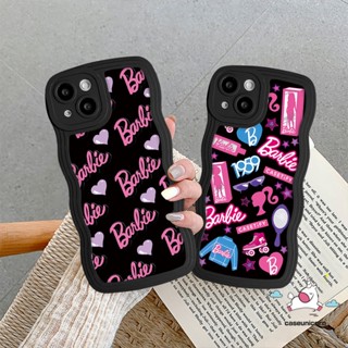 เคสโทรศัพท์มือถือ แบบนิ่ม ลายการ์ตูนบาร์บี้ และตัวอักษร สําหรับ Realme C35 C53 C55 C51 C25 7 9i 10 9 Pro+ C33 C30 C12 C25Y 6i 8i 5 7i 5s 8 5i 8Pro C15 C11 C20 C21Y C17 C25s เคส