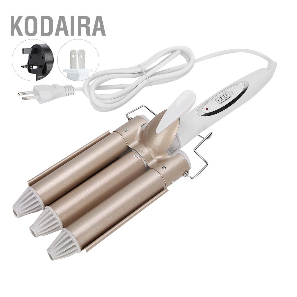 kodaira-อุปกรณ์ทําผมเหล็กดัดผม-3-บาร์เรล-25-มม-110-240v