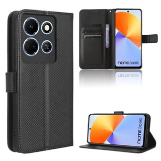 เคสโทรศัพท์หนัง PU แบบนิ่ม กันกระแทก สําหรับ Infinix Note 30 X6711 Note30 5G Note 30 Pro VIP 30i HOT 30 Play