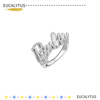 Eutus แหวนเพชร พลอยเทียม ทองเหลือง รูปตุ๊กตาบาร์บี้ ของขวัญ สําหรับผู้หญิง