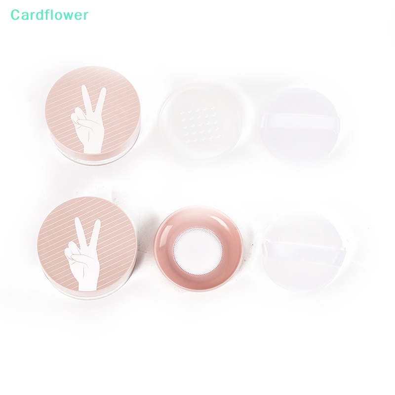 lt-cardflower-gt-กล่องพัฟคุชชั่น-บีบีครีม-แป้ง-รองพื้น-พร้อมพัฟ-แบบพกพา-diy-ลดราคา-1-ชิ้น