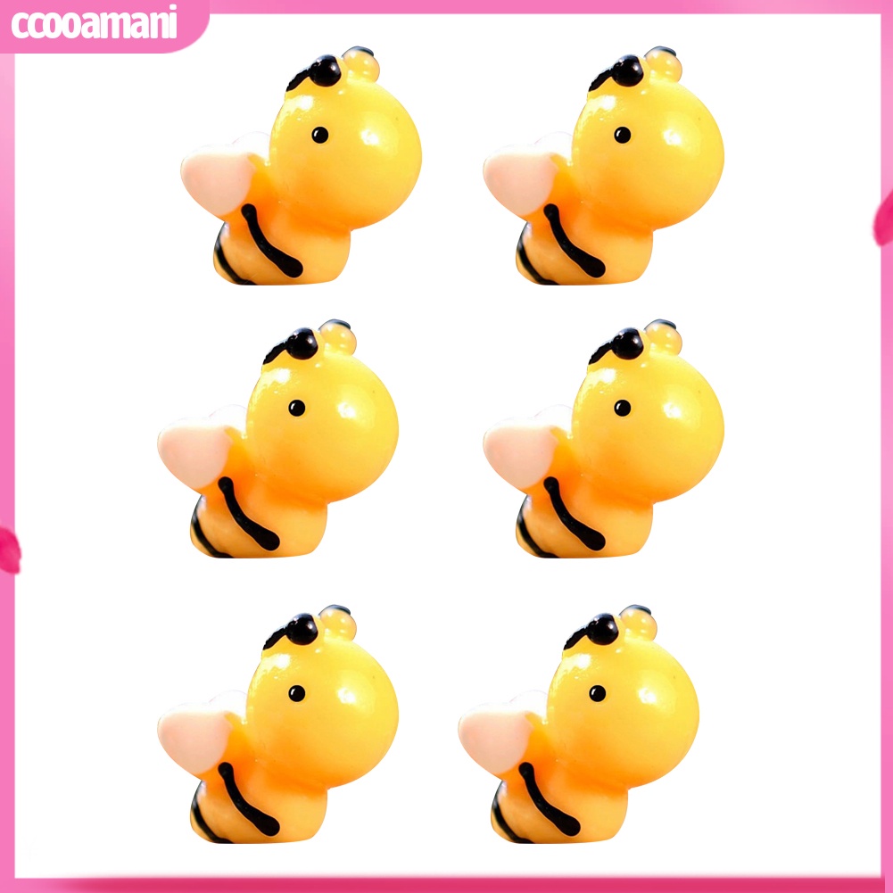 ccooamani-ผึ้งจิ๋วน่ารัก-เครื่องประดับตกแต่งภูมิทัศน์-ขนาดเล็ก-สําหรับสวน-diy-6-ชิ้น