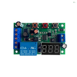 [พร้อมส่ง] โมดูลตรวจจับกระแสไฟ DC 12V 0-10A ควบคุมรีเลย์การตรวจจับความล่าช้า