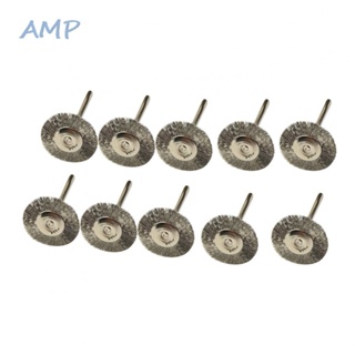 ⚡NEW 8⚡Parts Set Wheel Polish Grinder Accessories Tool Copper Steel 10PCs 22mm Brushes