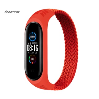 &lt;Dobetter&gt; สายนาฬิกาข้อมือ แบบนิ่ม ยืดหยุ่น สําหรับ Xiaomi Mi Band 3 4 5 6 NFC
