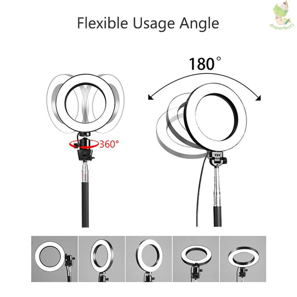 แหวนไฟถ่ายวิดีโอ-led-16-ซม-6-นิ้ว-หรี่แสงได้-3-โหมด-2900k-6500-มา-8-9