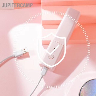  JUPITERCAMP เครื่องหนีบผมขนาดเล็กและเครื่องดัดผมแบบพกพา USB ความร้อนอย่างรวดเร็วเหล็กแบนดัดผมเครื่องมือจัดแต่งทรงผม