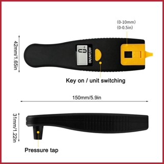 เครื่องวัดความดันลมยางดิจิทัล 2-in-1 100 PSI 4 การตั้งค่า 2-in-1 bhsydth