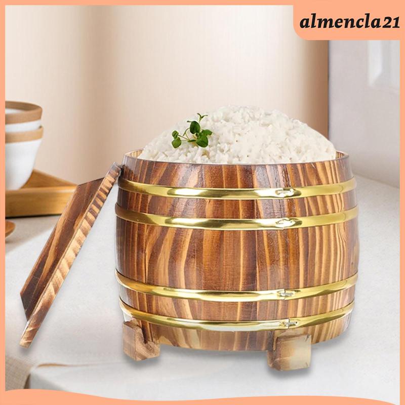 almencla-ถังไม้ใส่ข้าวปั้นซูชิ-16-ซม-ใช้ง่าย-สําหรับร้านอาหาร-ห้องครัว