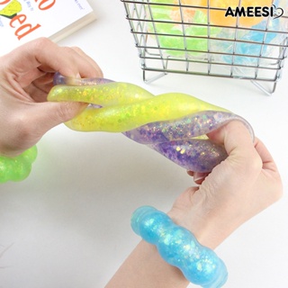 Ameesi Fidget Toy Soft TPR Squishes แบบพกพา คลายเครียด สร้อยข้อมือ จี้ เด็ก ผู้ใหญ่ ของเล่นบีบ ของขวัญ คลายเครียด