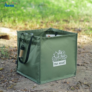 【Anna】64L Picnic Basket Trash Can Camping Storage Organizer Bag Foldable Travel Box