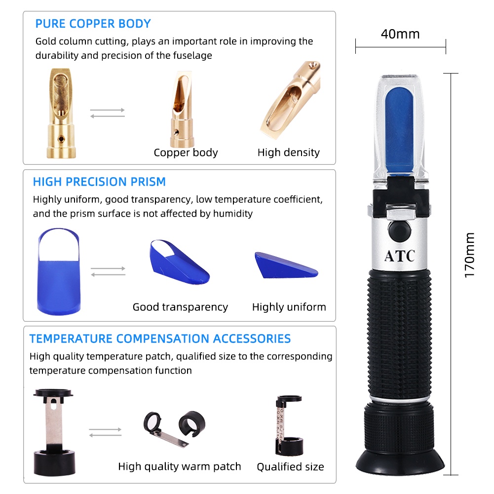 0-40-brix-0-25-เครื่องวัดความเข้มข้นแอลกอฮอล์ในไวน์-refractometer-atc-เครื่องวัดความเข้มข้นผลไม้น้ำตาล