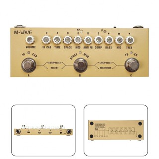 New Arrival~Multi Effects Pedal for Electric Acoustic Guitar Presets Custom Timbre and More!